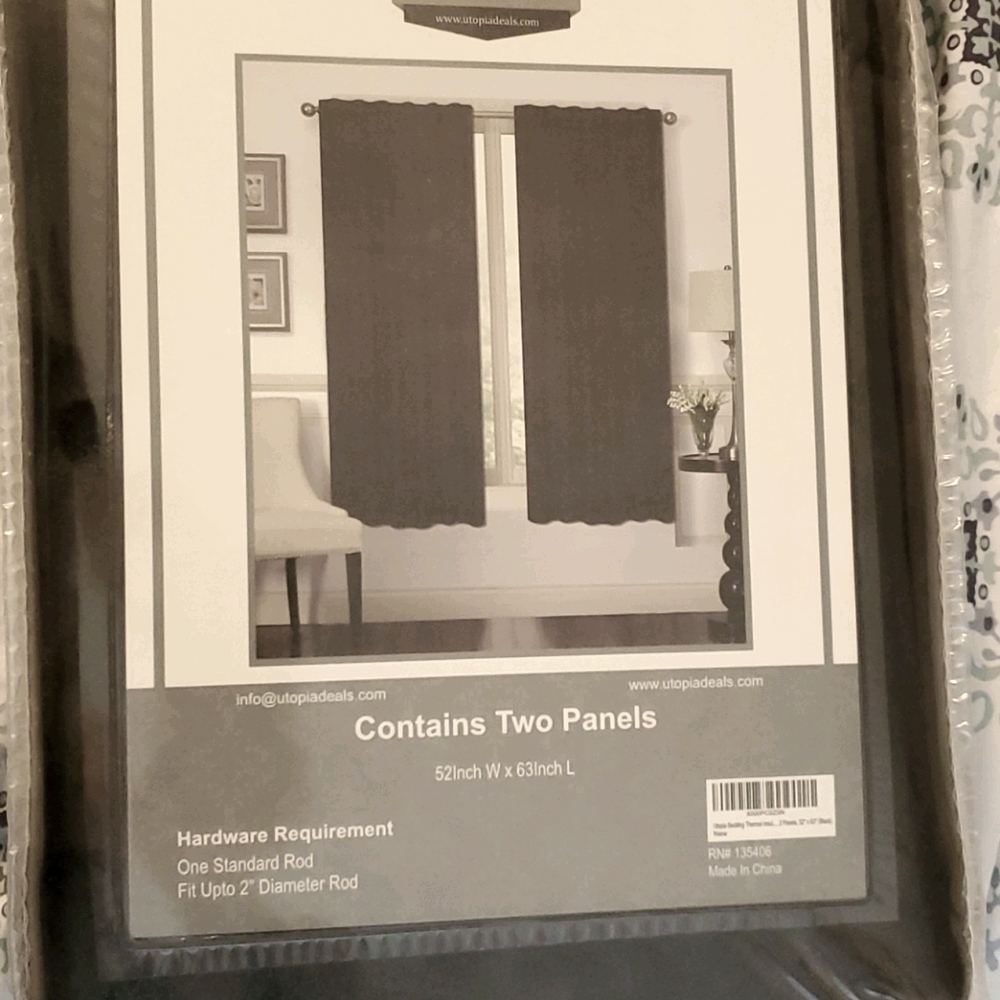 Blackout Curtains, W52 x L63